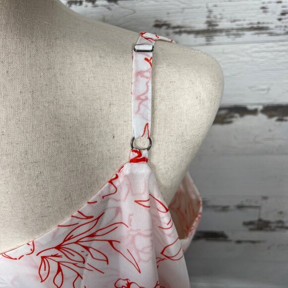 CABI Stencil Top White/Red Floral Sz XL #6325 EUC - Picture 4 of 6